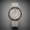 HEYRI Light Grey Dial Men's Quartz Watch | Premium Silicone Strap | Magnetic Lock